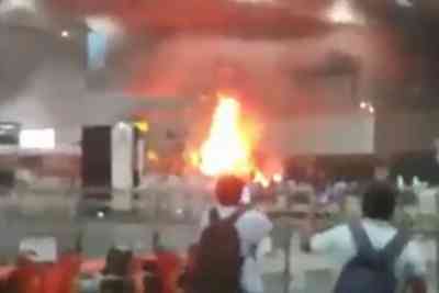 Fire breaks out at Kolkata airport, short-circuit suspected