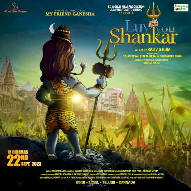 India's biggest composite animation drama, “Luv you Shankar” set to hit theaters on September 22