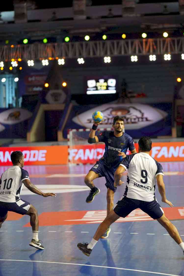 Rajasthan Patriots record a stellar victory over the Golden Eagles Uttar Pradesh in match that was thoroughly dominated by the Patriots