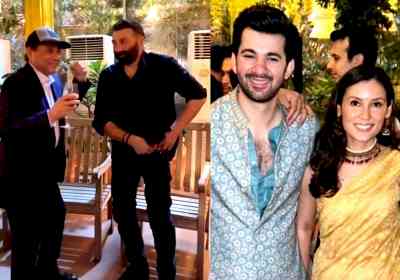 Karan-Drisha Mehndi rings in wedding festivites at Deol household