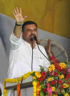 BJP fleecing people in name of Lord Ram, says AAP leader Sanjay Singh