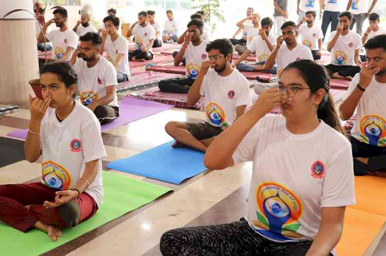 International Day of Yoga celebrated at IKG PTU