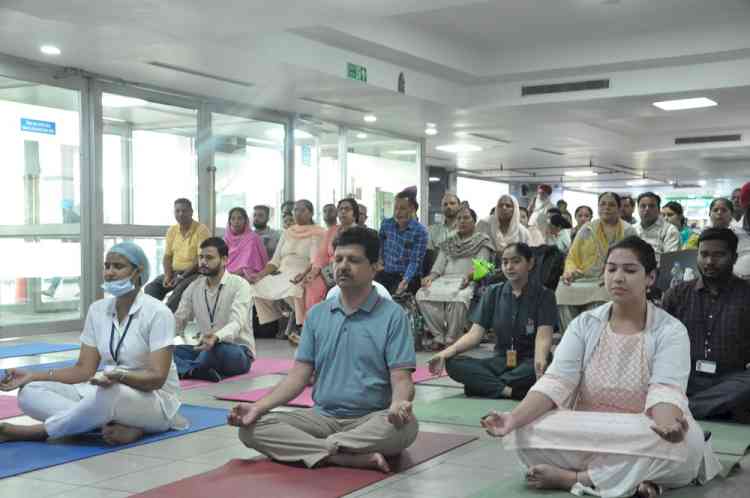 International Yoga Day celebrated at DMC&H