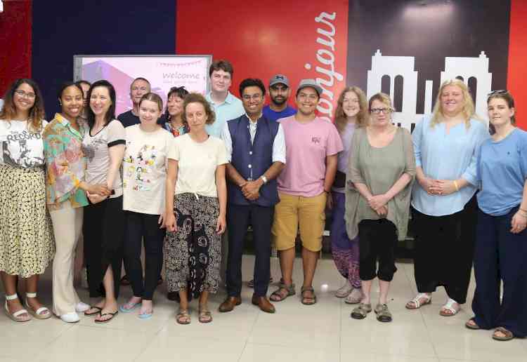LPU welcomes 15 UK Students for Month-Long Exchange Programme