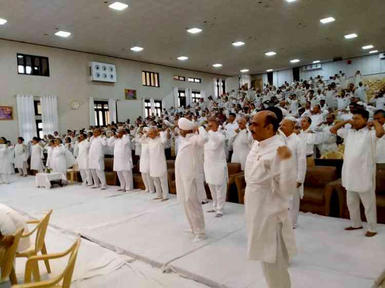 International Yoga Day celebrated by Brahma Kumaris