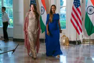 Who was the Indian-origin woman with President Biden's daughter?