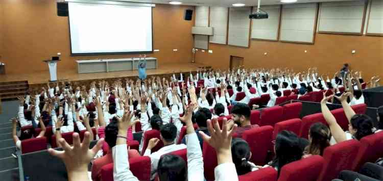 Yoga Session organised in association with Art of Living Foundation 