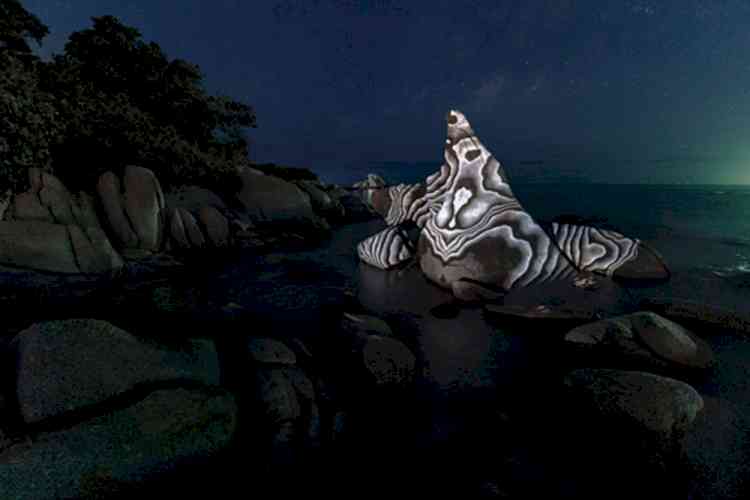 Land art exhibition in Ladakh