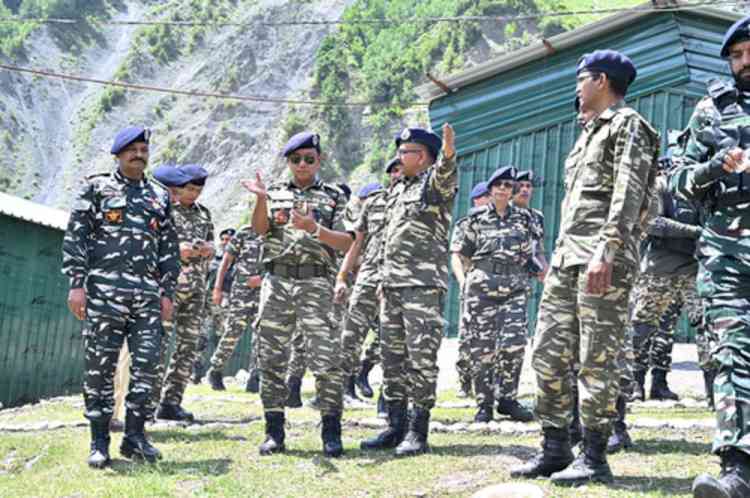 DG CRPF reviews operational readiness for Amarnath Yatra