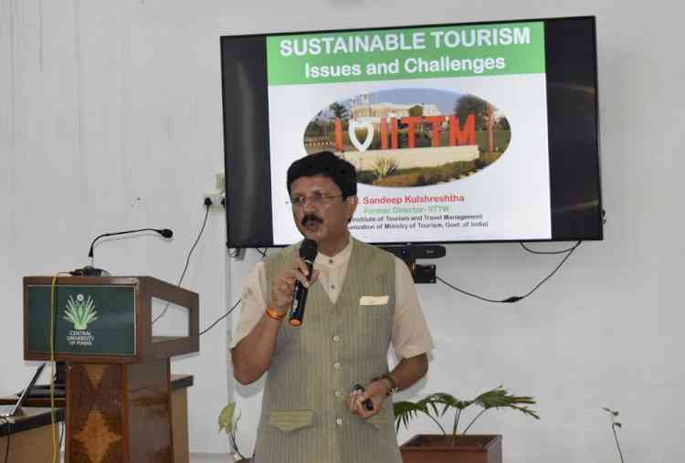 Central University of Punjab organised special lecture on sustainable tourism and skills required for tourism industry