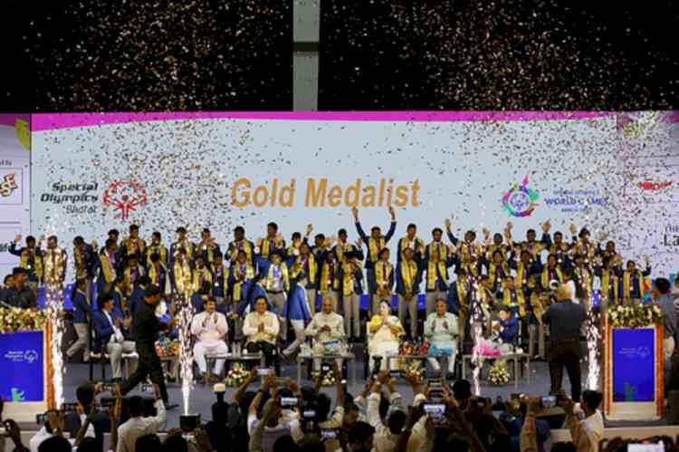 Special Olympics Bharat honours World Games medallists in a grand ceremony