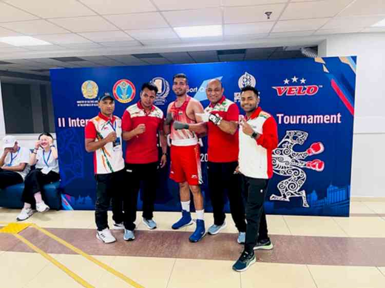 Indian boxer Sumit advances to semifinals, confirms medal at 2nd Elorda Cup