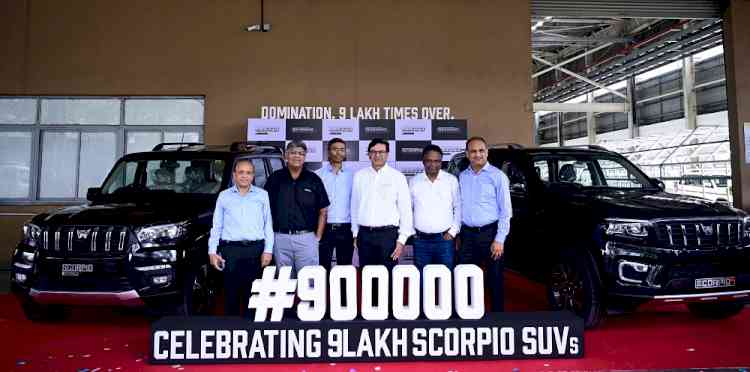 Mahindra’s iconic SUV Scorpio hits 900,000 units milestone