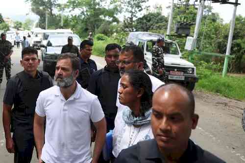 Rahul stopped on Manipur CM's order, says Congress; police cites law and order issue