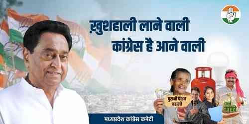 Congress launches new poster for poll campaign in Madhya Pradesh