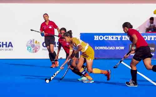 Jr women's hockey nationals: M.P. beat Karnataka, Mizoram thrash Chandigarh