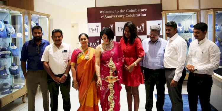 PMJ Jewels Coimbatore celebrates its 1st Anniversary hosting the city's largest jewellery exhibition