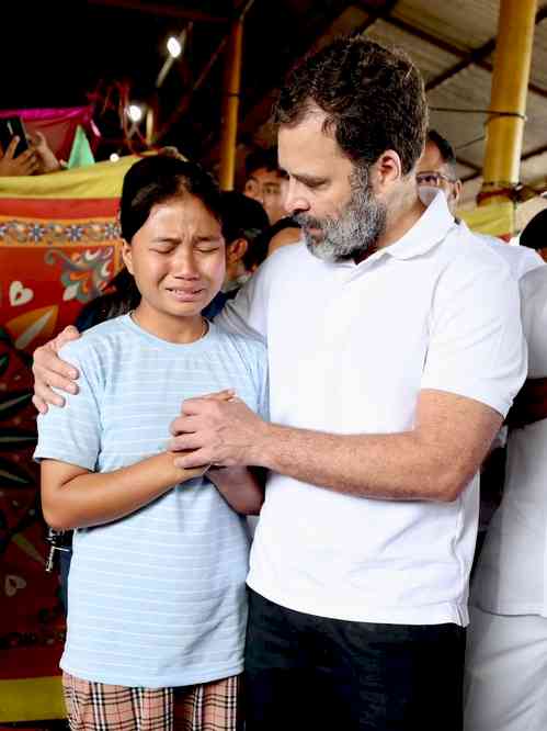 Rahul says Manipur needs peace to heal, peace is the only way forward