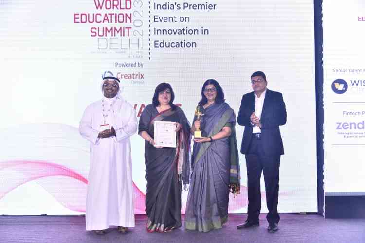 The ‘Innovative Practices for Academic Excellence’ award won by Orchids The International School