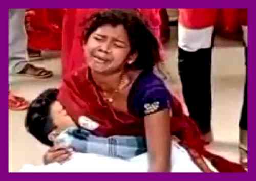 MP cop slaps grieving mother for refusing to hand over body of 9-yr-old son
