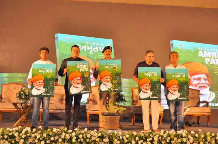 Green man Viral Desai's Book on PM Narendra Modi's Environmental Initiatives ‘Architect of Amritpath’ launched in Surat