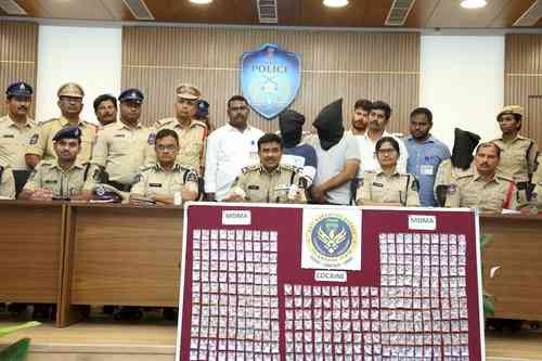 Telangana Anti-Narcotics Bureau arrests three Nigerian drug peddlers