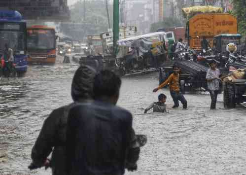Waterlogging, traffic congestion in parts of Delhi after heavy rain