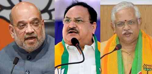 Shah, Nadda, BL Santosh meet and discuss Modi cabinet reshuffle