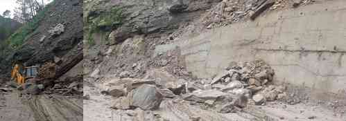 Landslides shut Chandigarh-Manali highway