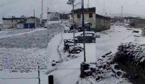 High-altitude areas in Himachal get season's first snowfall