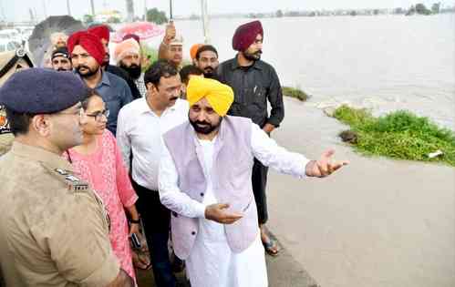 Punjab CM visits rain-affected areas