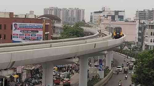 Agra: Metro movement for first time on mainline successful