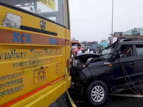 'Bus that hit car on Delhi-Meerut Expressway involved in 18 instances of traffic violations'