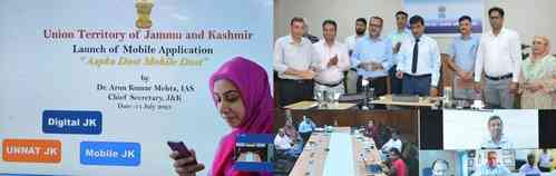 J&K CS launches ‘Mobile Dost App’