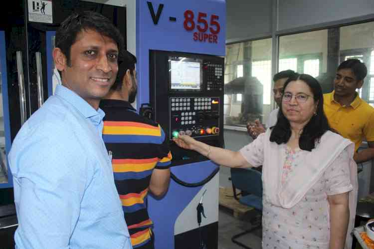 VC PU inaugurates DST-FIST sponsored 5-axis simultaneous CNC machine facility 