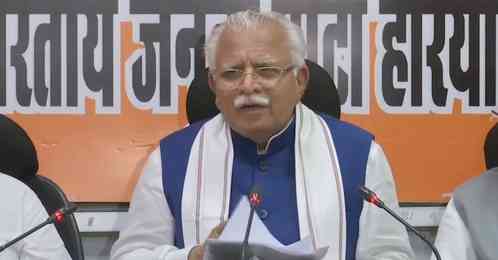 Khattar hits out at politicians for blaming Haryana for floods in Delhi