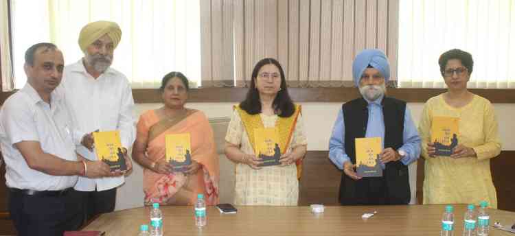 VC PU released book entitled “Navam Guru Ko Naman” written by Prof. Harmohinder Singh Bedi 