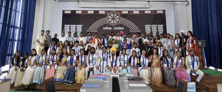 Central University of Punjab Wins 16th National Youth Parliament Competition