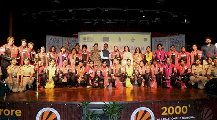 LPU greeted Army’s all-women ‘Nari Sashaktikaran Motorcycle Rally’ at its campus