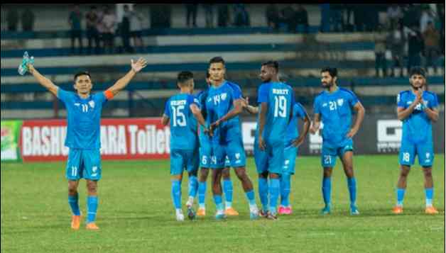 Indian men's football team rises to 99 in FIFA rankings