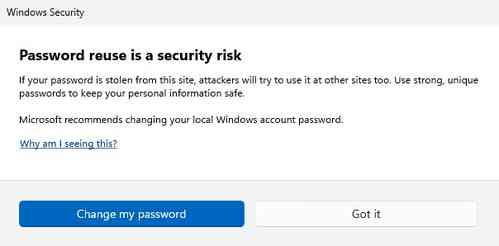 Windows 11 to alert users about unsafe copy & pasted passwords