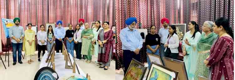 PAU VC and Jalandhar’s Apeejay College laud art exhibition