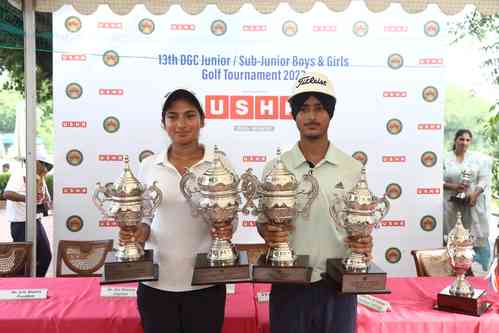 Golf: Keya K. Badugu, Jujhar Singh emerge champions at Junior/Sub Junior tournament