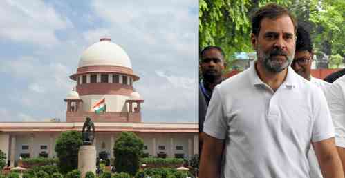 Defamation case: SC issues notice on Rahul's plea, to hear on Aug 4