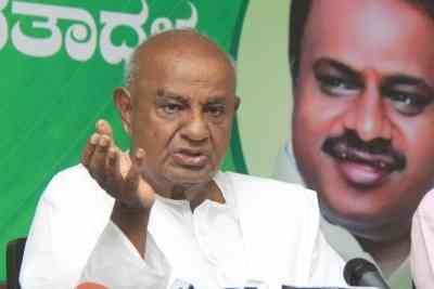 BJP-JD (S) have not joined hands: Deve Gowda