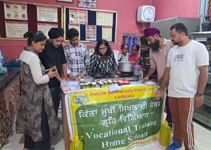 Vocational training on preparation of cleaning agents concludes at Krishi Vigyan Kendra Fatehgarh Sahib