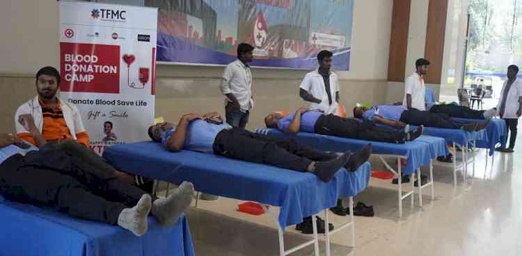 Techies donated blood to celebrate KTR’s 47th birthday