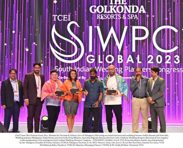 2-day TCEI SIWPC Global 2023 & TCEI Excellence Awards, hosted by Telangana Chamber of Events Industry, begins