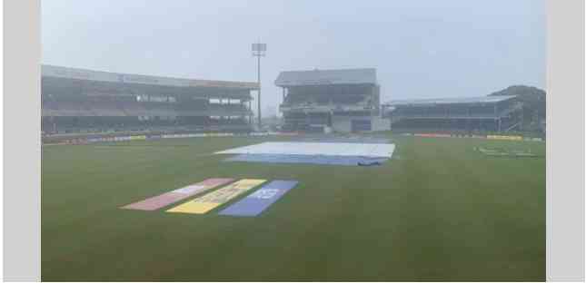 WI v IND: Start of day five’s play delayed due to heavy rain at Queen’s Park Oval