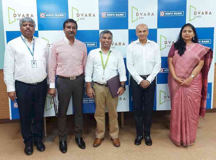 Dvara KGFS and HDFC Bank enter into a co-lending agreement for micro business units in rural India